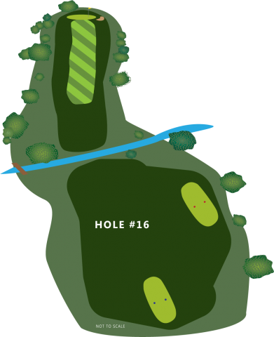 Hole 16 Illustration